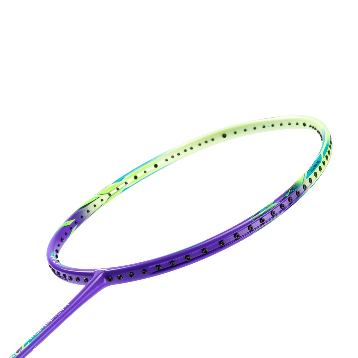 Badmintonschläger WindStorm 72 Power unbespannt - lila - AYPU071-6