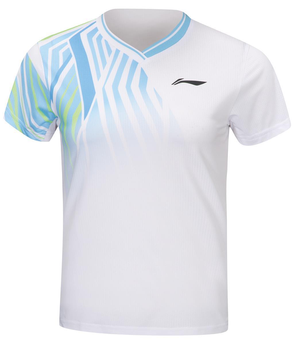 Herren Team Sportshirt "Jungle" weiß - AAYT025-5