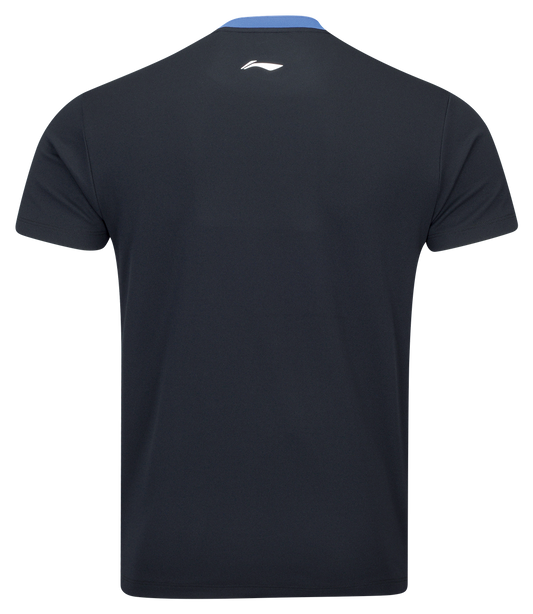 Tischtennis Unisex Zone Wettkampftrikot - schwarz - AAYW013-1