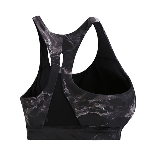 Sports Bra Marble Black - AUBN056-4