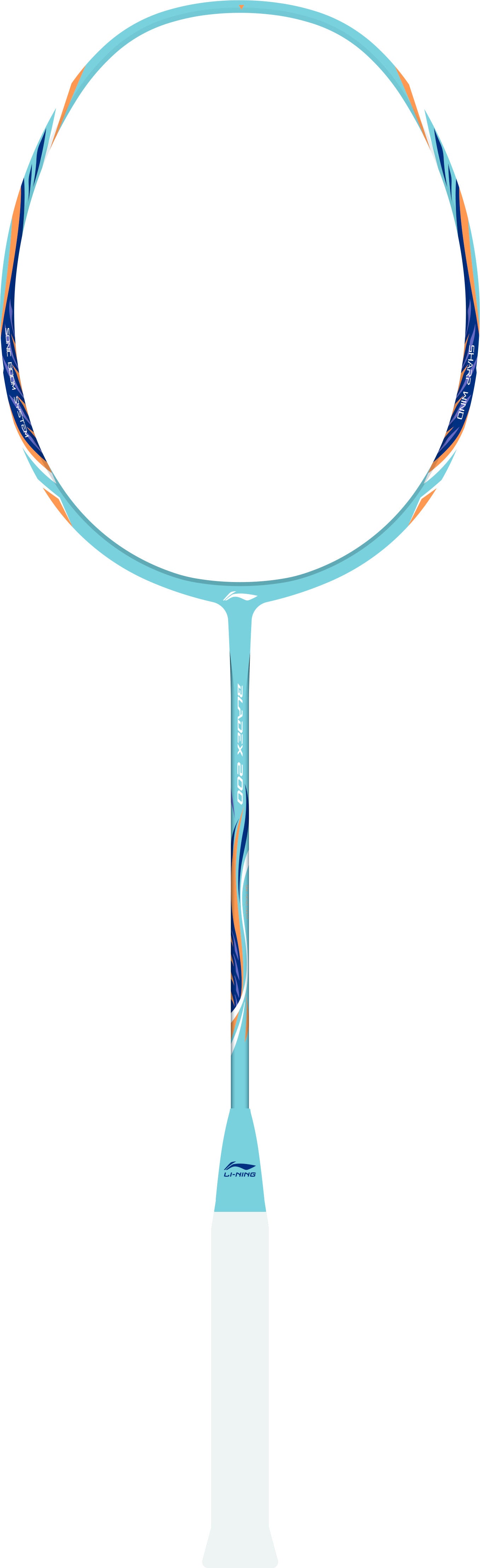 Badmintonschläger BladeX 100 (5U) schwarz/blau unbespannt - AYPV041-5