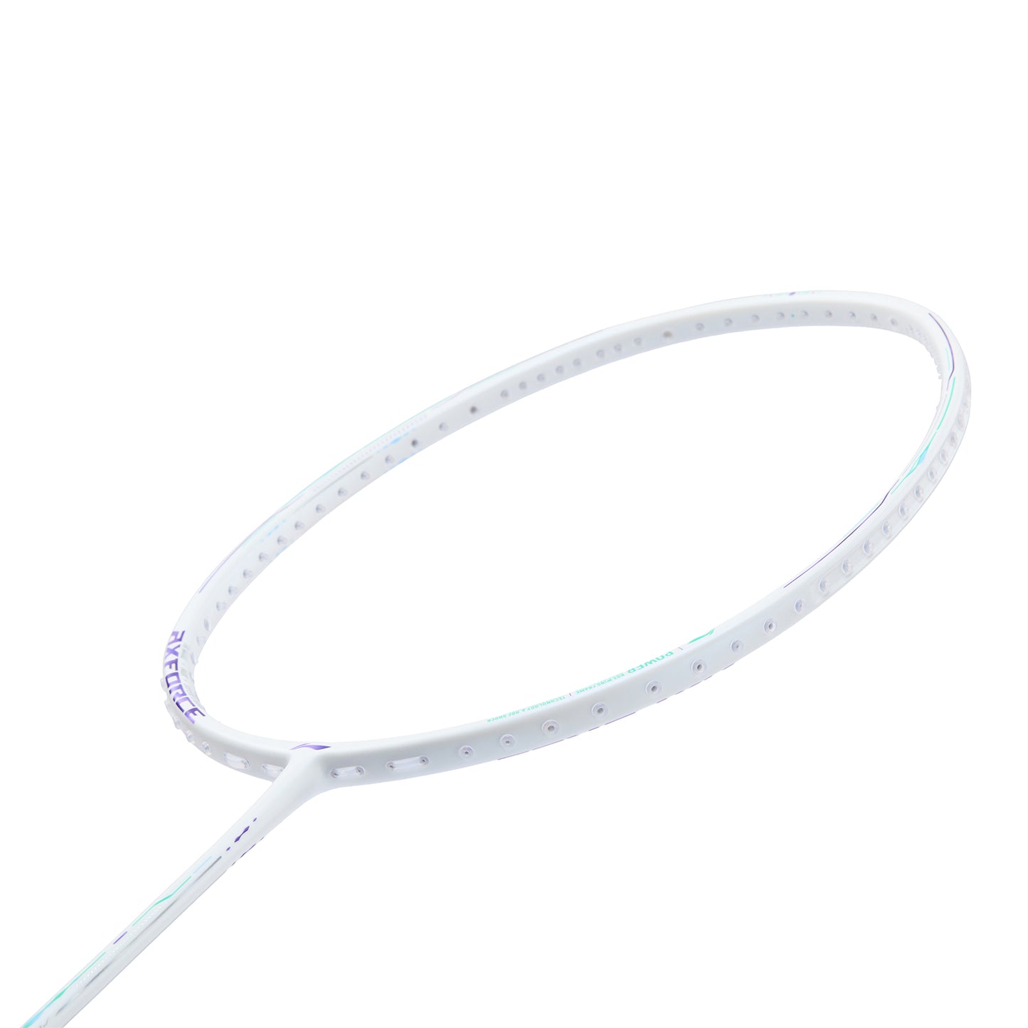 Badmintonschläger AXFORCE 80 (5U) weiß unbespannt - AYPV035-5