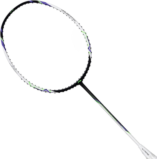 Badmintonschläger HalberTec Motor (4U) schwarz/weiß - unbespannt - AYPU073-4