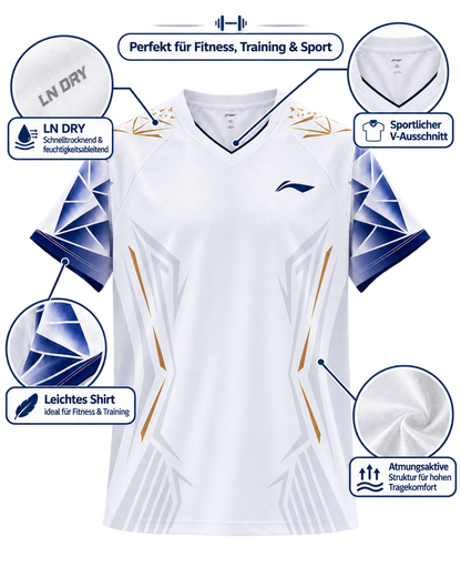 Unisex Wettkampfshirt "International Teams Whale" Fan-Edition - weiß - AAYV021-2