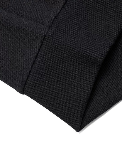 Unisex Skateboard Casual Sweater "LN FIRE" schwarz - AWDT949-1