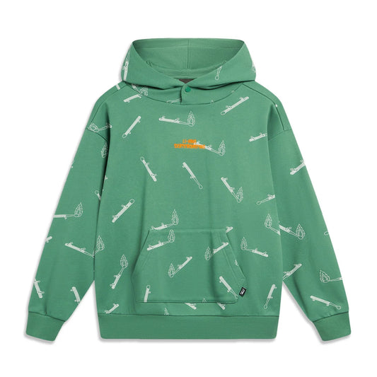Unisex Skateboard Casual Hoody "Boards" green - AWDT955-2