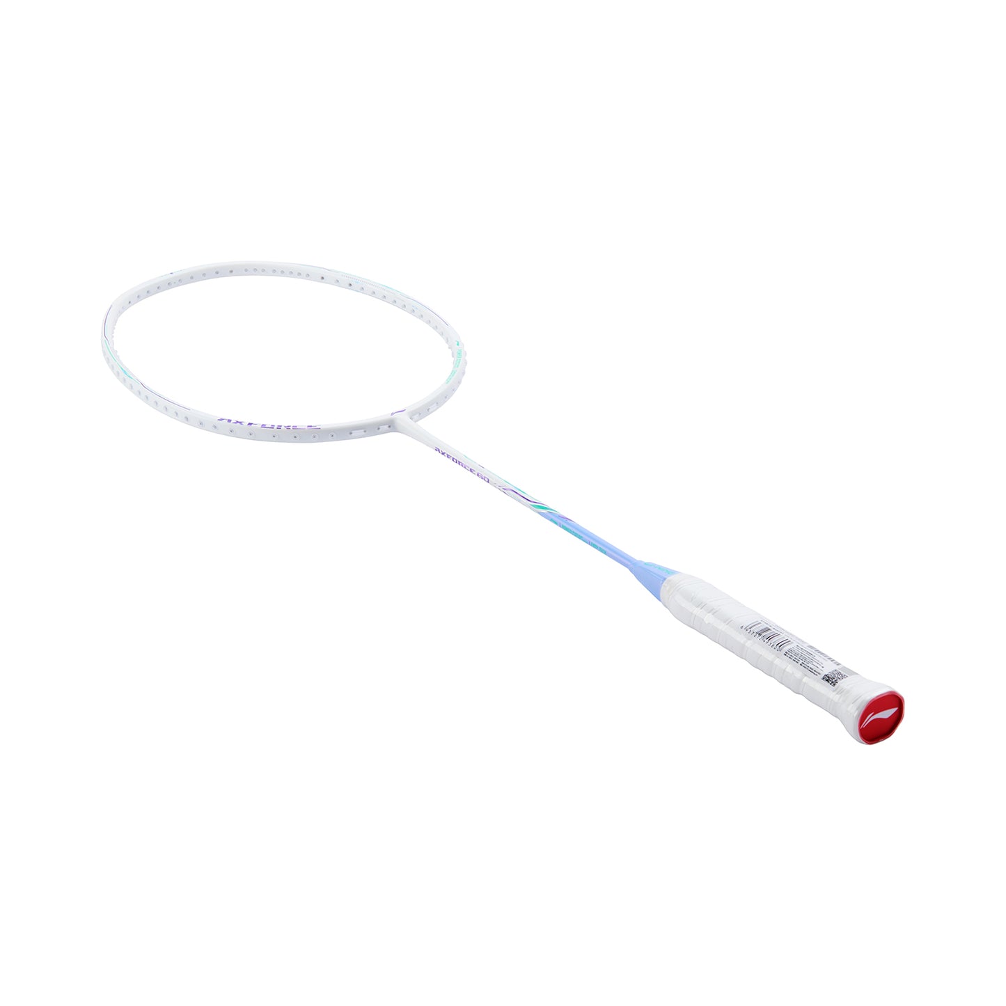 Badmintonschläger AXFORCE 80 (4U) weiß unbespannt - AYPV035-4