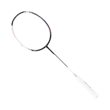 Badmintonschläger HalberTec 2000 (4U) white/black- bespannt  - AYPT377-40