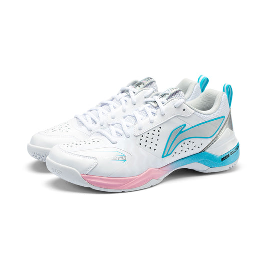Unisex Badmintonschuh ''Blade II Pro'' - weiß/pink/hellblau - AYZV001-2
