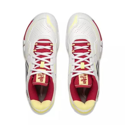 Badmintonschuh "Saga III Light" weiß/rot/gelb -AYTV003-3