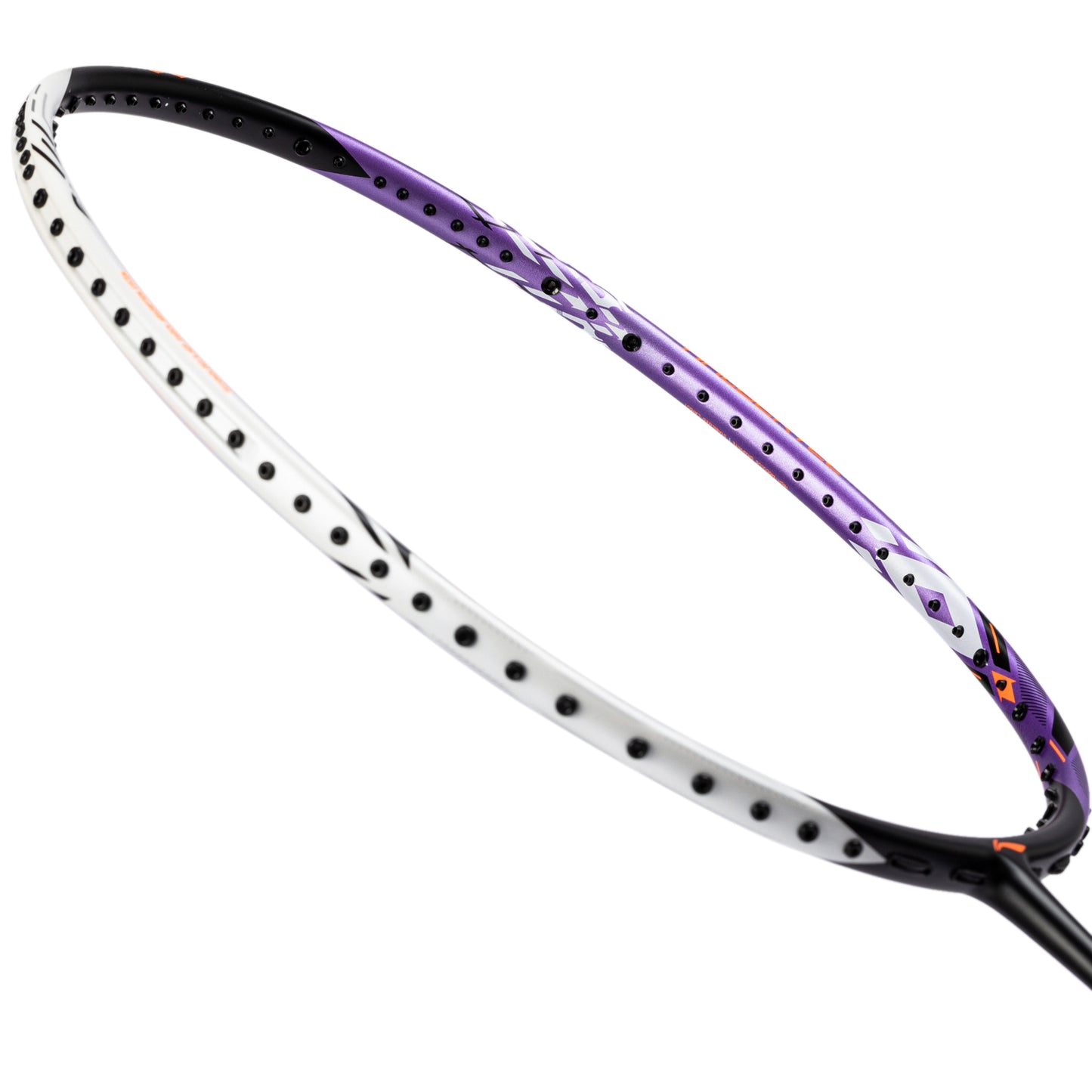 Badmintonschläger HalberTec 1000 (4U) schwarz/lila - unbespannt  - AYPV021-4
