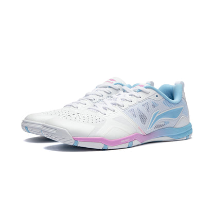 Tischtennis Schuh Hawk Eye 2.0 Pro - weiß/rosa/blau - APPU023-7