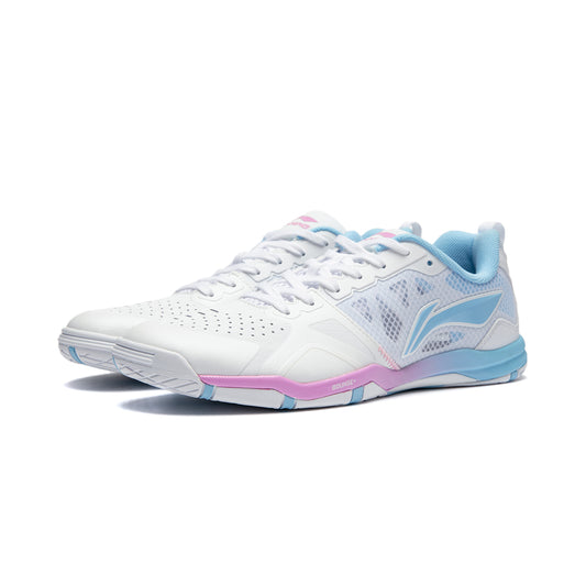 Tischtennis Schuh Hawk Eye 2.0 Pro - weiß/rosa/blau - APPU023-7
