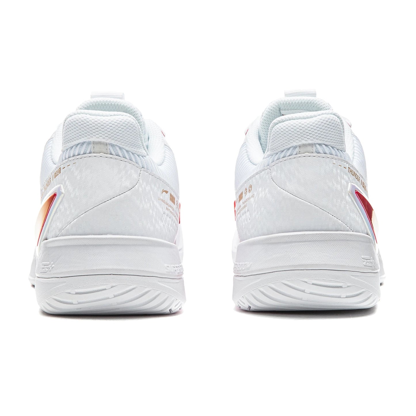 Unisex Badmintonschuh Donner 2 Pro - weiß/rot  - AYAW001-5