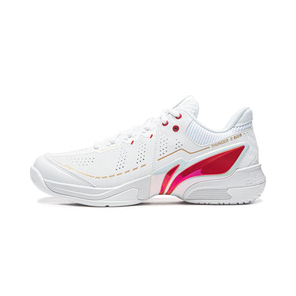 Unisex Badmintonschuh Donner 2 Pro - weiß/rot  - AYAW001-5
