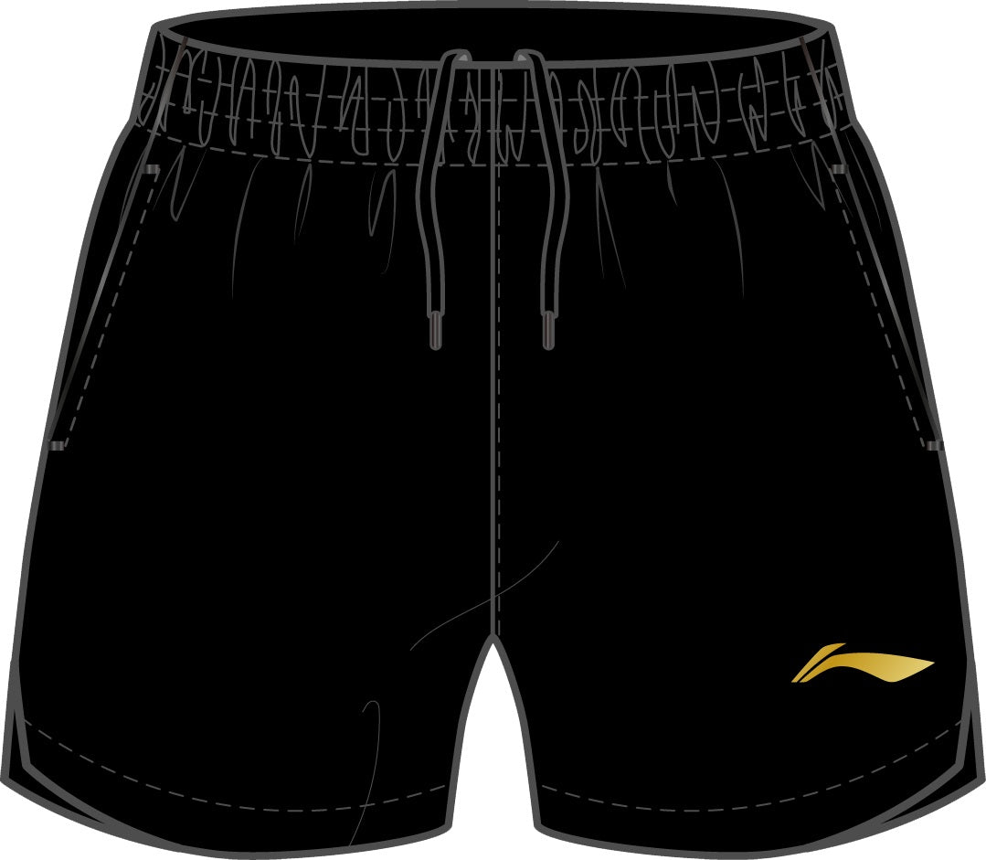 Tischtennis Kinder Short - schwarz - AAPV058-1