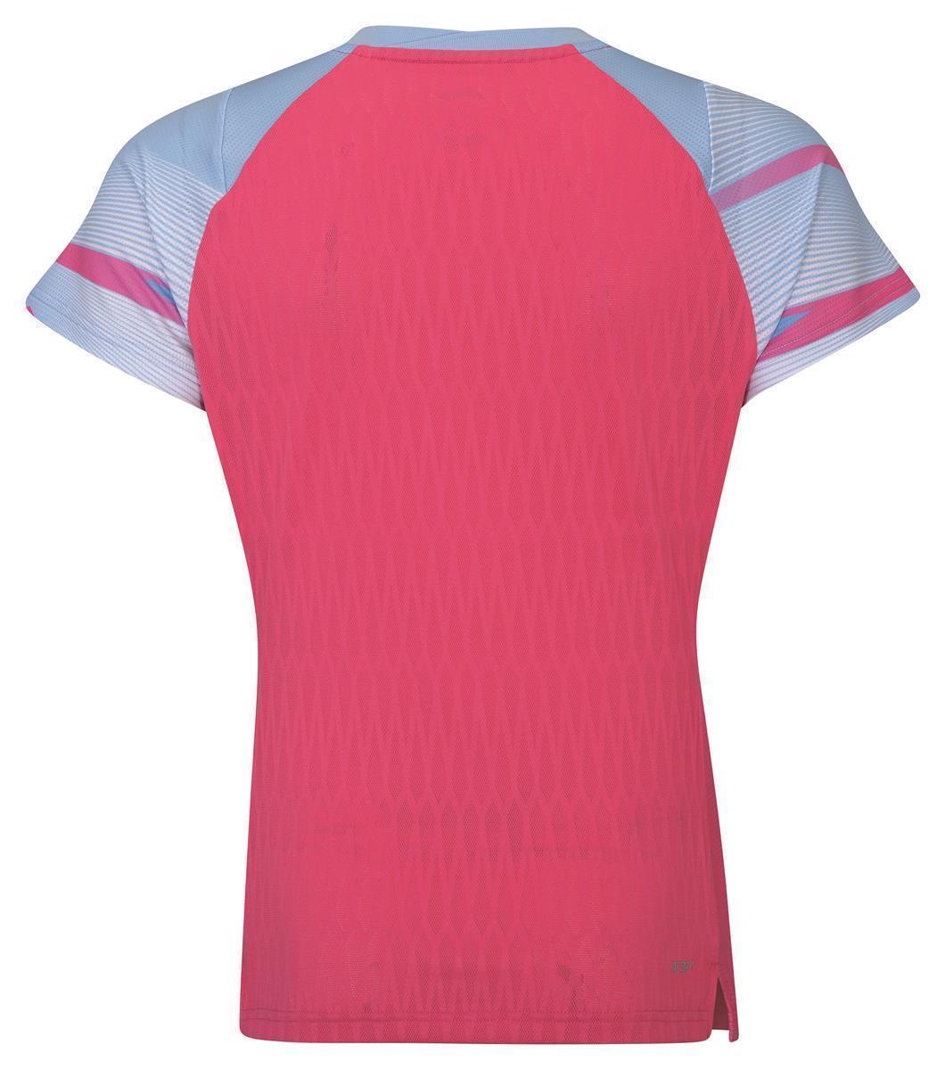 Ladies Sports Shirt "International Players" red-light blue - AAYS130-5