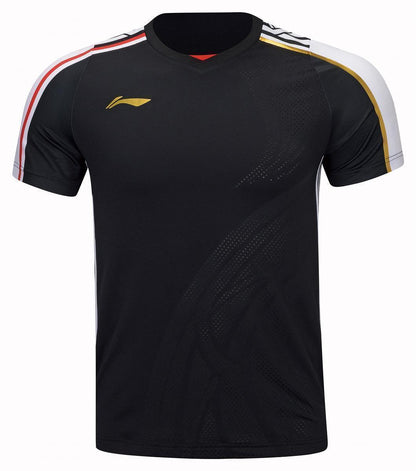 Men CompetitionShirt "International Stars" Black-White - AAYT073-3