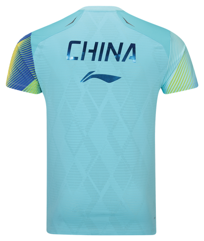 Tischtennis China National-Team Wettkampftrikot 2026 türkis - AAYW137-2