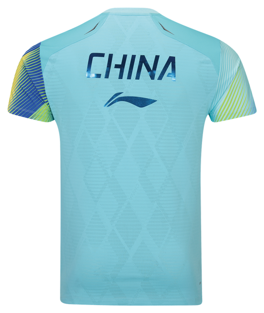 Tischtennis China National-Team Wettkampftrikot 2026 türkis - AAYW137-2