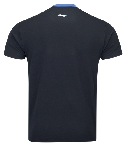 Tischtennis Unisex Zone Wettkampftrikot - schwarz - AAYW013-1