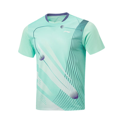Tischtennis Unisex Zone Wettkampftrikot - türkis - AAYW013-2
