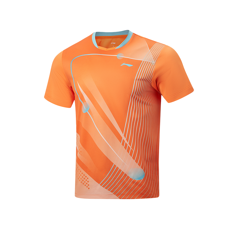 Tischtennis Unisex Zone Wettkampftrikot - orange - AAYW013-3