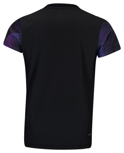 Tischtennis Kinder National-Team 2026 Wettkampftrikot - schwarz - AAYW092-1