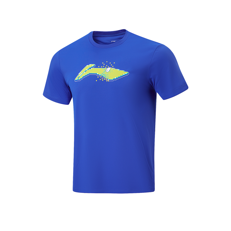 Sport ''Logo Pixel'' T-Shirt blau - AHSW069-4