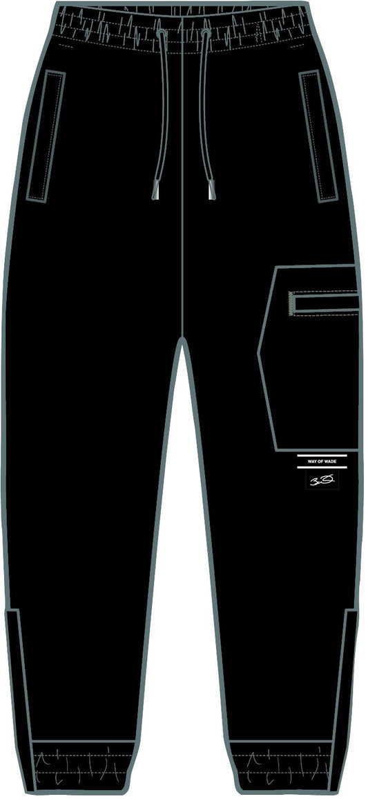 Unisex Basketball Casual Pants "Wade Casual" black - AKQT011-1
