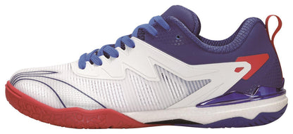 Professional Herren Tischtennis Schuh Qi Lin 2.0 - weiß/blau - APPR001-2