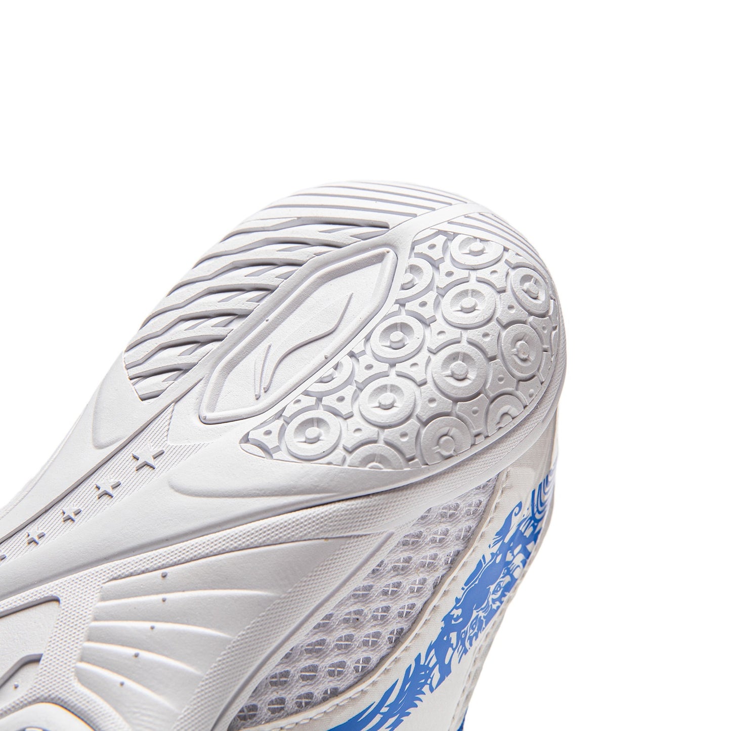 Kids Tabletennis Shoe Kylin 3.0 white/blue - APPU033-1