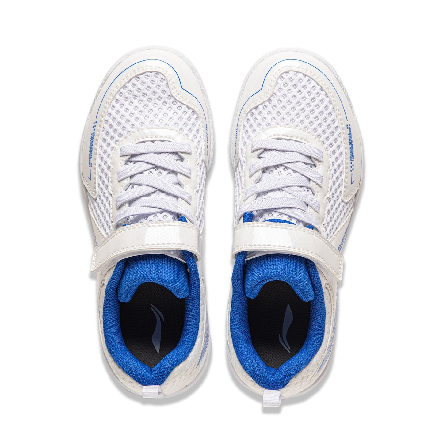 Kids Tabletennis Shoe Kylin 3.0 white/blue - APPU033-1