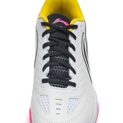 Tischtennis Schuh Hawk Eye 3.0  - weiß/gelb/pink - APPV003-2