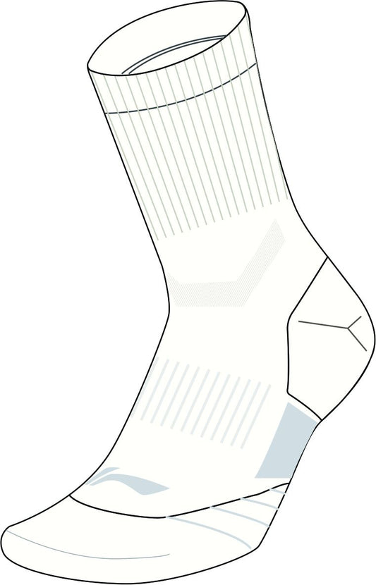 Unisex Sports Sock Quarter "Essential" white - AWST017-2