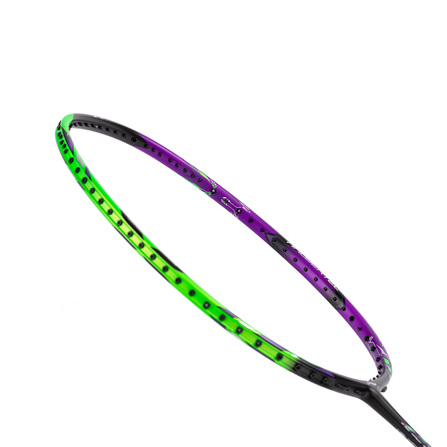 Badmintonschläger HalberTec 9000 (3U) - Grün/Lila - unbespannt  - AYPU021-3