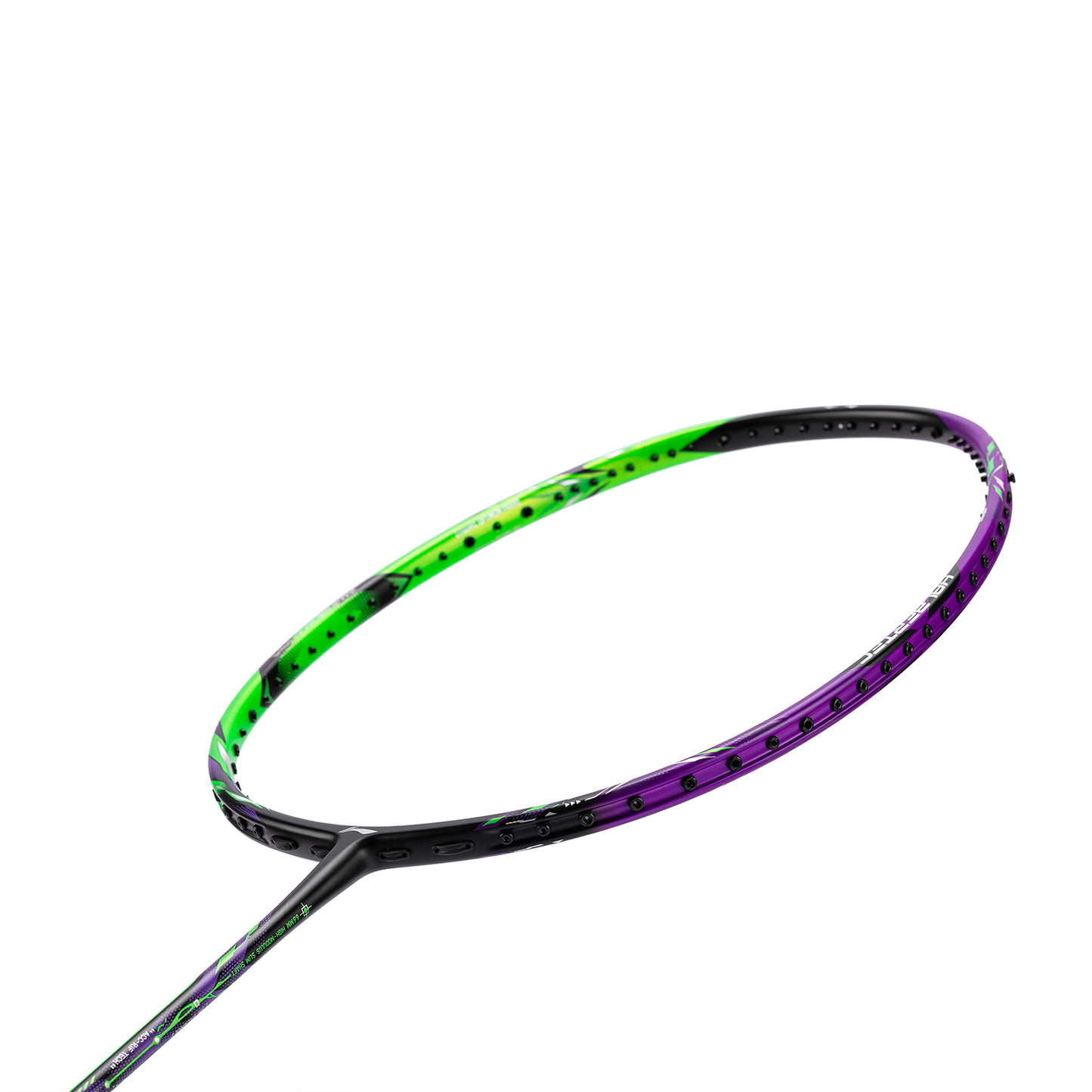 Badmintonracket HalberTec 9000 (4U) G6 - green/purple - unstrung  - AYPU021-46