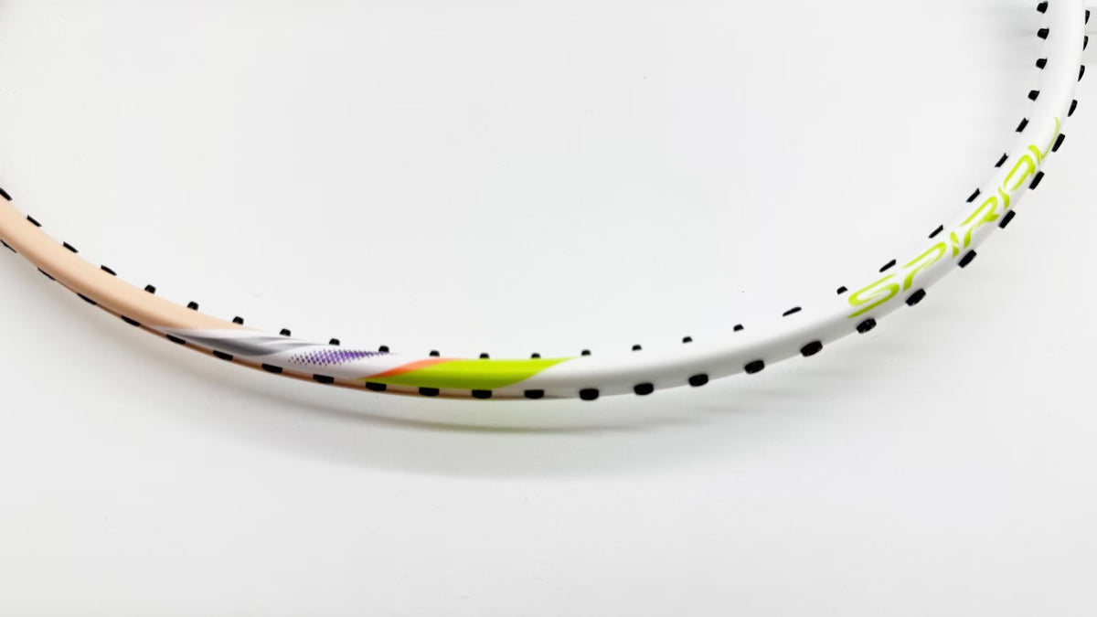 Badmintonschläger BladeX Spiral (4U) - beige - unbespannt - AYPV017-4