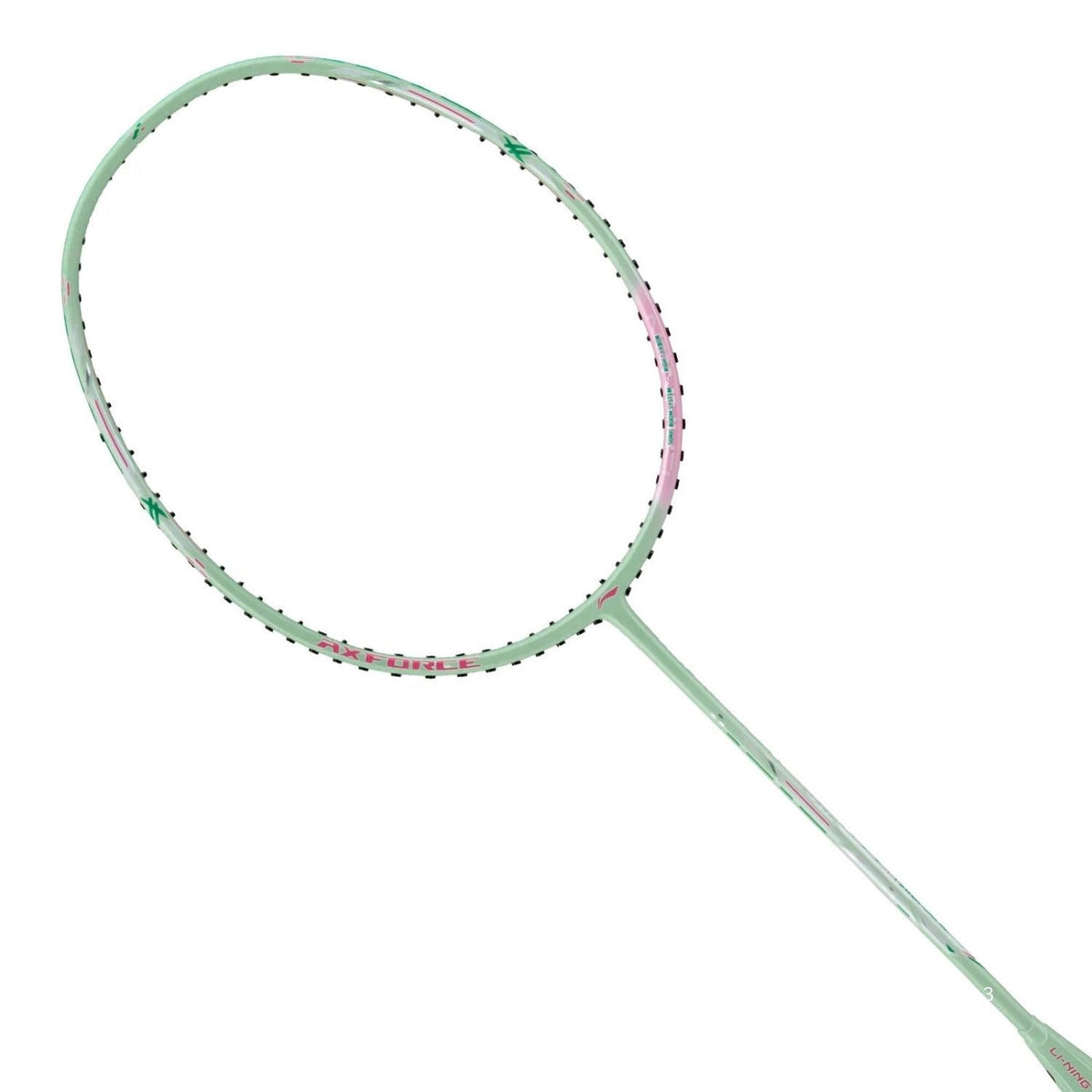 Badmintonschläger Axforce Cannon (5U) hellgrün - unbespannt - AYPW013-5