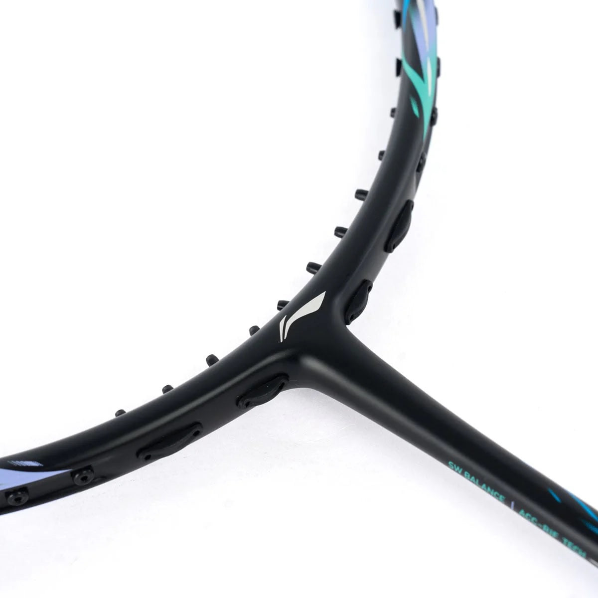 Badmintonschläger HalberTec 7000 (4U) türkis/lila - unbespannt  - AYPW015-4