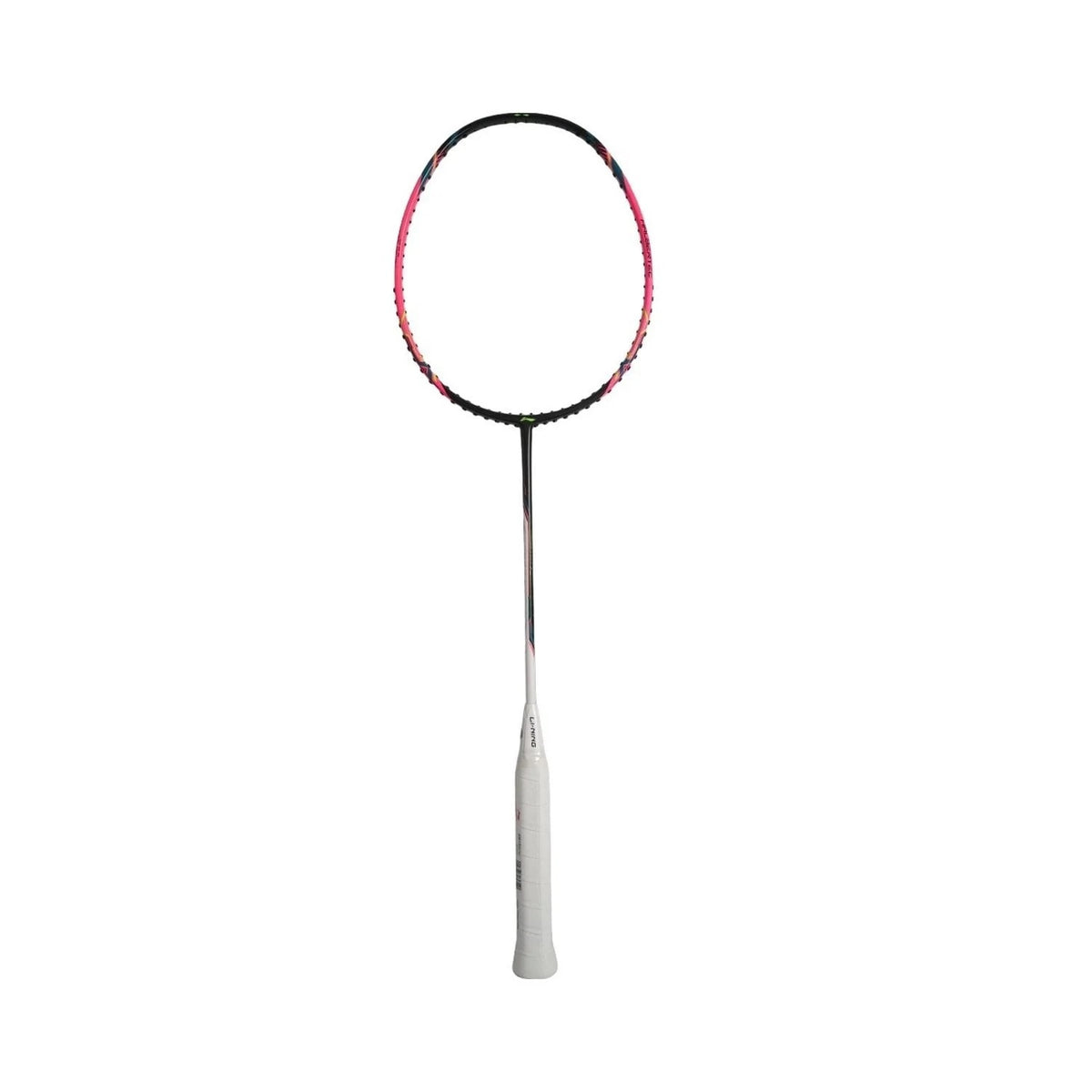 Badmintonschläger HalberTec Motor (5U) schwarz/neon-pink - unbespannt  - AYPU075-5