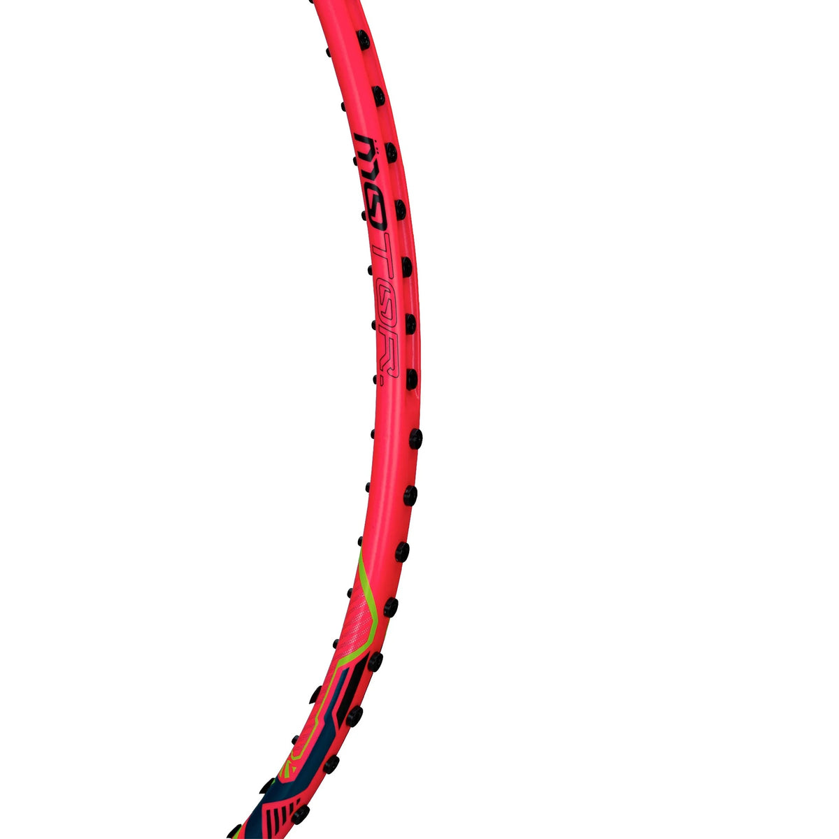 Badmintonschläger HalberTec Motor (5U) schwarz/neon-pink - unbespannt  - AYPU075-5
