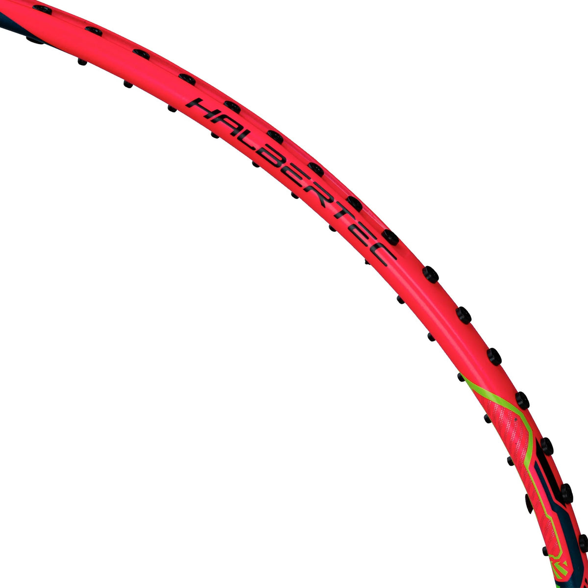 Badmintonschläger HalberTec Motor (5U) schwarz/neon-pink - unbespannt  - AYPU075-5