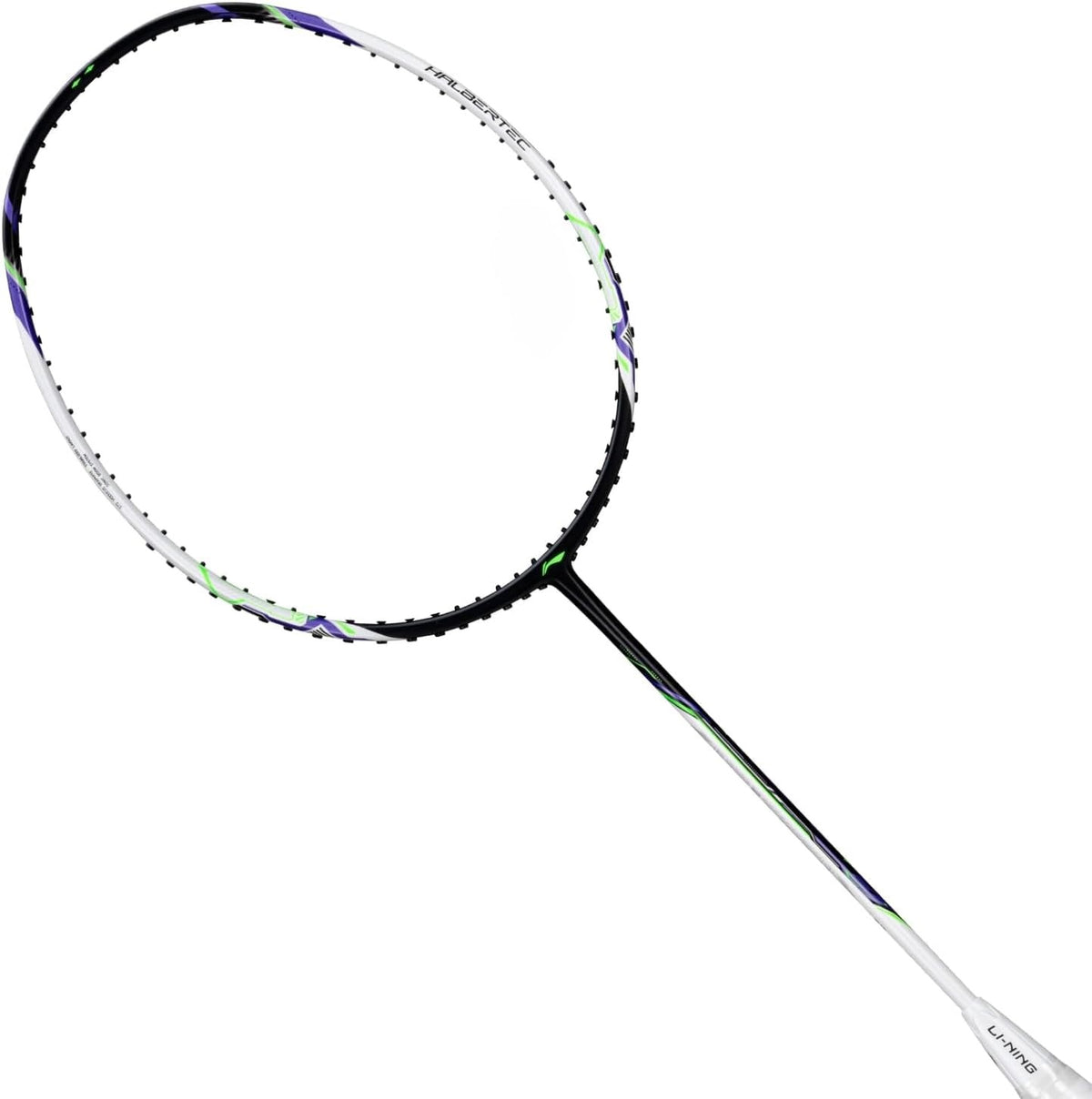 Badmintonschläger HalberTec Motor (3U) schwarz/weiß - unbespannt  - AYPU073-3