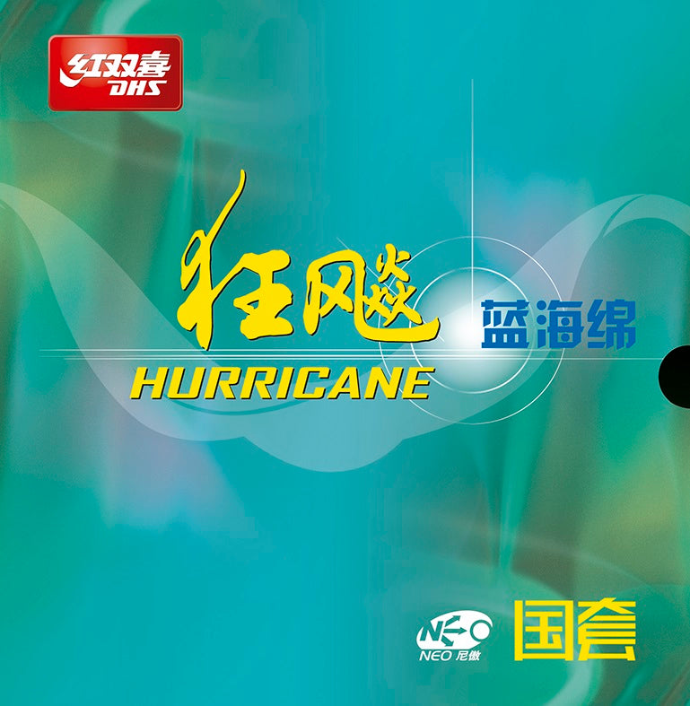 DHS NEO Hurricane 3 National edition 2,1mm 42 Schwarz (blue sponge) DXDR044-1